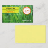 Green Care-Visitenkarten Visitenkarte (Vorne/Hinten)