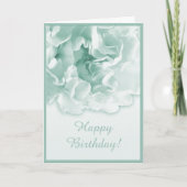 Green Carnation Card Karte (Vorderseite)