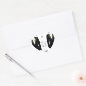 Green Carnation Heart Sticker Gefallen für Gay Gro (Umschlag)