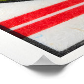 Green Carp Fish - Matchbox Print - Czech Wall Art Poster (Ecke)