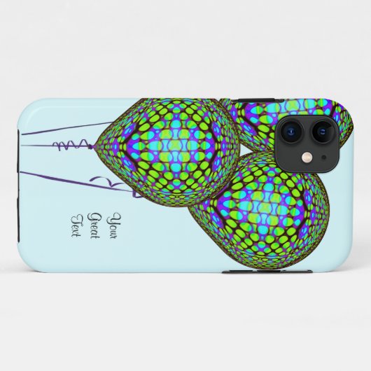 Green Case-Mate iPhone Hülle (Rückseite (Horizontal))