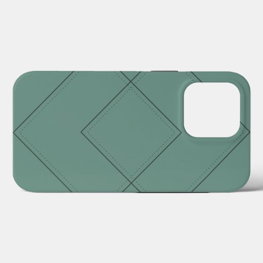 Green Case mit geometrischem Design (Rückseite (Horizontal))