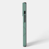 Green Case mit geometrischem Design iPhone Hülle (Linke Seite)
