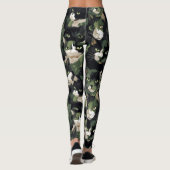 Green Cat Camouflage Leggings (Rückseite)