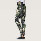 Green Cat Camouflage Leggings (Links)
