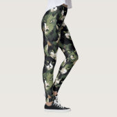 Green Cat Camouflage Leggings (Rechts)