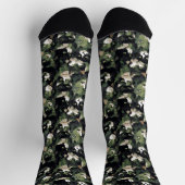 Green Cat Camouflage Socken (Oben)