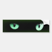 Green Cat Eyes Autoaufkleber (Vorne)