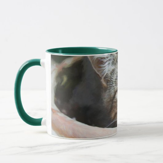 Green Cat Eyes Tasse (Links)