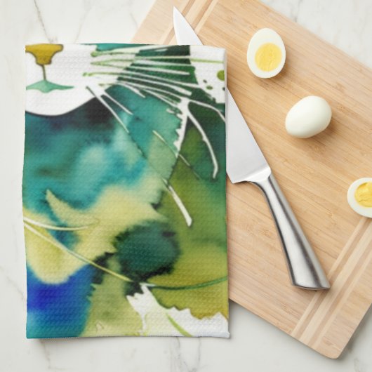 Green Cat Küchentuch (Viertel Falte)