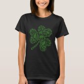 Green Cat Plaid Shamrock St Patrick Ca T-Shirt (Vorderseite)