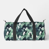 Green Cats Camouflage Muster Duffle Bag (Vorderseite)