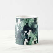 Green Cats Camouflage Muster Kaffeetasse (Mittel)