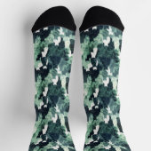 Green Cats Camouflage Muster Socken (Oben)