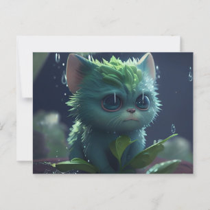 Green-Cats-Postkarten Postkarte