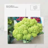 Green Cauliflower Postkarte (Vorne/Hinten)