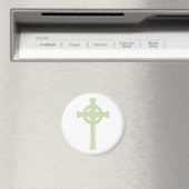 Green Celtic Cross Magnet (In Situ (Geschirrspüler))