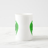 Green Celtic Dragon Bone China Tasse (Vorderseite)