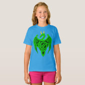 Green Celtic Dragon Child T Shirt (Vorne ganz)