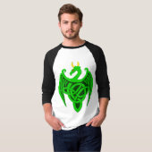 Green Celtic Dragon T Shirt (Vorne ganz)