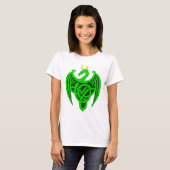Green Celtic Dragon T Shirt (Vorne ganz)