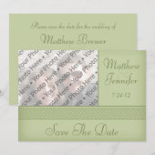 Green Celtic Foto Ankündigung Datum freihalten (Vorne/Hinten)