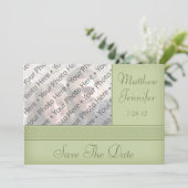 Green Celtic Foto Ankündigung Datum freihalten (Stehend Vorderseite)