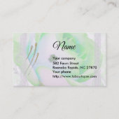 Green Celtic Irish Rose Business Card Visitenkarte (Vorderseite)