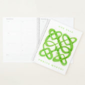 GREEN CELTIC KNOT 8.5x11 Planer / Kalender (Anzeige)