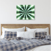 Green Celtic Knot Art Leinwanddruck (Insitu (Schlafzimmer))