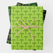 Green Celtic Knot Caduceus Geschenkpapier Set (Beispiel)