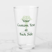 Green Celtic Knot Caduceus Glas (Rückseite)