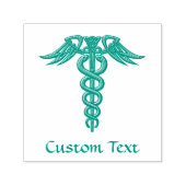 Green Celtic Knot Caduceus Permastempel (Design)