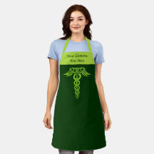 Green Celtic Knot Caduceus
