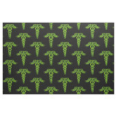 Green Celtic Knot Caduceus Stoff (Fat Quarter (45,7 x 55,9 cm))