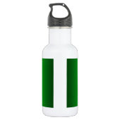 Green Celtic Knot Original Art Trinkflasche (Rückseite)