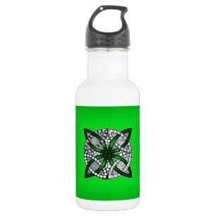 Green Celtic Knot Original Art Trinkflasche