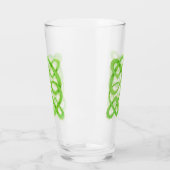 GREEN CELTIC KNOT Pint Trinkglas Glas (Links)