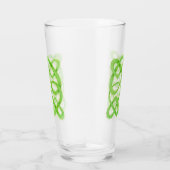 GREEN CELTIC KNOT Pint Trinkglas Glas (Rechts)