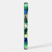 Green Celtic Knot Stone Mosaik iPhone Hülle (Rechte Seite)