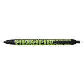 Green Celtic Triskele Tiled Kugelschreiber (Rückseite)