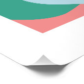 Green Chameleon Poster (Ecke)