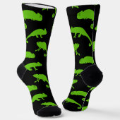 Green Chameleon Reptile Socken (Gewinkelt)