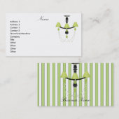 Green Chandelier Visitenkarte (Vorne/Hinten)