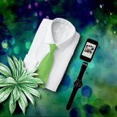 Green Chartreuse auf Chartreuse Krawatte