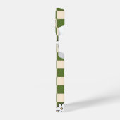 Green Checkerboard Aesthetic Phone Case iPhone Hülle (Linke Seite)