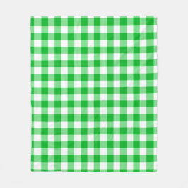 Green Checkered Square Seamless Pattern  Fleecedecke