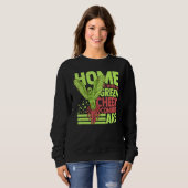 Green Cheek Conure Funny Animals Niedliche Vögel Sweatshirt (Vorne ganz)