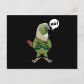 Green Cheek Conure Green Cheeked Parakeet Postkarte (Vorderseite)