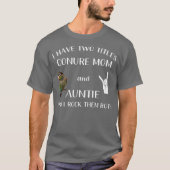 Green Cheek Conure Shirt Tantchen und Mama sichern (Vorderseite)
